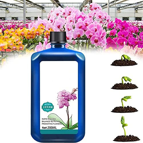 Hehimin Solución nutritiva concentrada para orquídeas, solución nutritiva para orquídeas, solución nutritiva para plantas de enraizamiento rápido, 200 ml (1 unidad)