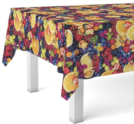 Martina Home Mantel Hule Fruits Único 180X140 CM