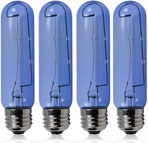 Upgrade 7006999 Blue Glass Replacement Bulb Compatible with sub-Zero Refrigerator,7006999 Freezer Refrigerator Light Bulb E26 40W Cool Blue Bulbs - 4 Pack