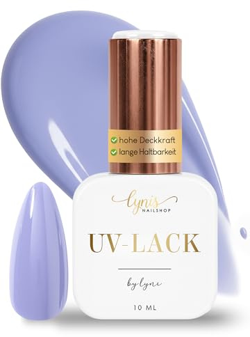 UV Nagellack Lila 7ml Pastell Lilac als Profi Farbe für Nägel als Gel Lack/Gel Polish für Nageldesign · HEMA frei & selbstglättend · UV & LED · Soak Off Überlack Einzeln · Lynis-Nailshop.de