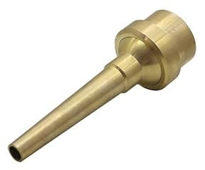 1Pc 1/2 3/4 1 Direzione universale Ottone Dritto Fontana a getto d'acqua Sprinkler Rame Getto radiale Giardino Decorazione fontana(1/2 Inch)