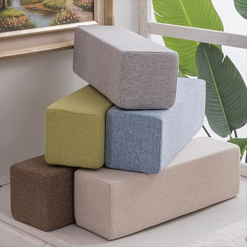 Sofa-Armlehnenkissen, individuelle Größe, weiche Bettlückenfüller, Matratzenverlängerung, Bettbrücke, Kopfteil Kissen mit abnehmbarem Bezug für Rücken, Knie, Nackenstütze (individuelle Größe, Farbe)