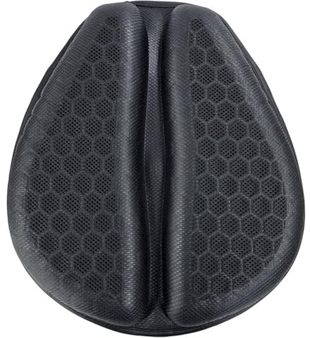 WWITH Cuscino Sella Moto per Triumph Street Triple 2012/Street Triple R 2012, Imbottitura Traspirante Antiurto in Gel Cuscino Antiscivolo Accessori per Moto,A
