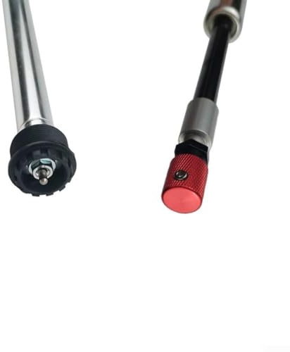 Bulevisiter Ricambio forcella anteriore per cartuccia a molla con smorzamento dell'olio, tubo sterzo da 29,5 mm, lega di alluminio, comando a cavo o manuale (telecomando+rimbalzo)