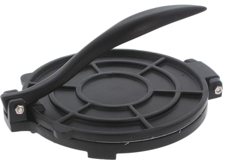 Chapati Tortilla Press Aluminium Indian Puri Roti Flatbread Maker with Parchment Sheet Mexican Tortilla Tacos Quesadillas Empanadas Dough Press Authentic Cooking