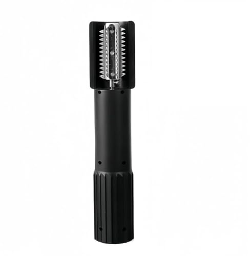 Tidevib Scaler elettrico per la pulizia della pelle di pesce con lama in acciaio inossidabile 304 e corpo in ABS, design senza fili ricaricabile, 24,5 x 4,5 cm, per uso domestico e professionale
