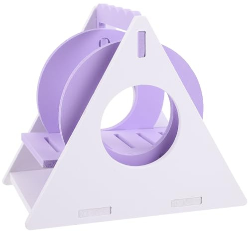 IMIKEYA Balançoire pour cage à hamster pour petits animaux de compagnie, balançoire d'exercice pour hamster violet avec design suspendu, décoration de cage et hérisson et gerbilles