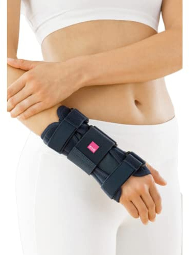 medi Manumed - Handgelenkbandage rechts - schwarz - Größe I - Kompressionsbandage zur Stabilisierung des Handgelenks