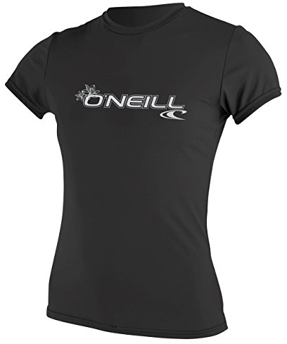 O'Neill Wetsuits Damen Wms Basic Skins S/S Rash Tee Vest, Schwarz, M