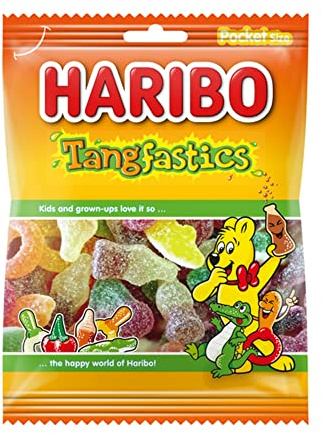 Sußichkeiten Haribo | Tangfastics Tasche | Haribo Box | Haribo Großpackung | 28 Pack | 2100 Gram Total