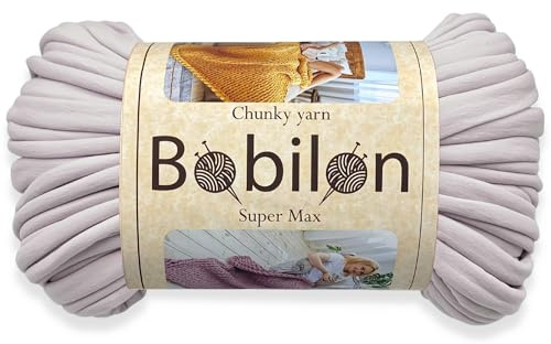 T-Shirt Super Bulky Yarn for arm Knitting Weighted Blanket, Pillow, Pouf, Carpet, Rug, Baskets, Duvet, Throw, pet Bed, Bed Fence, Stone