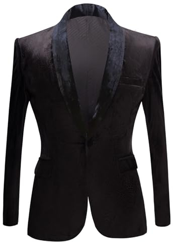Costume de danse surdimensionné à paillettes pour homme - Pour fête de famille - Pour le Nouvel An, Noir , L