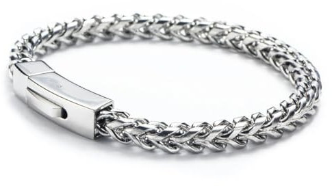 Gu Feng Titan Stahl Schmuck Herren Schnalle Armband runder Kiel Titan Stahl Armband
