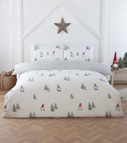 Rapport home Set di biancheria da letto invernale in microfibra, set copripiumino matrimoniale multicolore