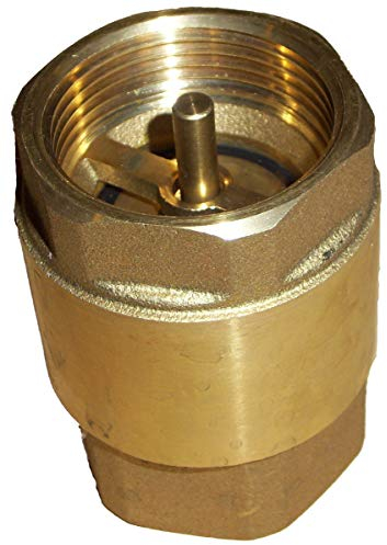 Rückschlagventil 1.25 Zoll (41,7mm) schwere Ausführung - mit Messingklappe für Brunnen Saugschlauch Hauswasserwerk Schwengelpumpe Gartenpumpe im Garten -Qualität vom Fachmann !
