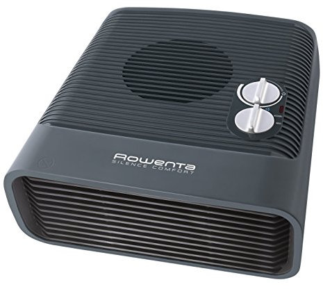 Rowenta Atlas Silence SO5115F0 Calefactor de 2400 W con 2 velocidades, termostato anti-heladas, función aire frío, silencioso y fácil de transportar (Reacondicionado)