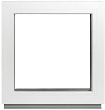 Fenêtre de cave à vitrage fixe (FIB) fenêtre – 2 ou 3 vitrages – L x H 30 x 30 cm – Blanc – Premium