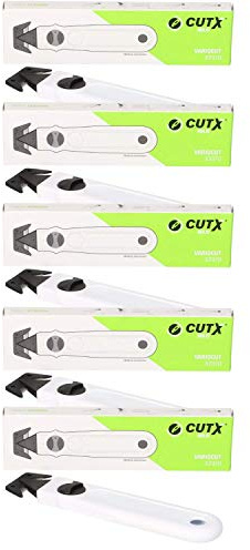 5x CUTX VARIOCUT X7070 Cuttermesser Sicherheitsmesser Kartonmesser Cutter mit Führungsflächen