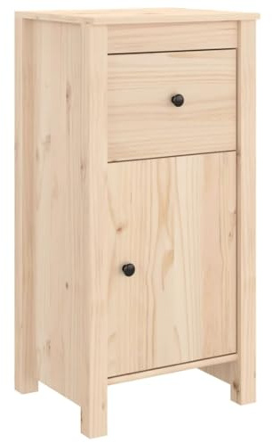vidaXL Sideboard Schrank Anrichte Beistellschrank Kommode Mehrzweckschrank Standschrank Wohnzimmerschrank 40x35x80cm Massivholz Kiefer