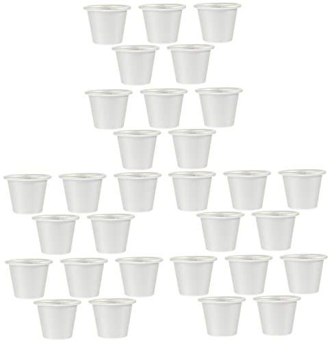 OQHAIR Pochoir à gâteau 20 pcs Tarte de Cuisson Moule à crème Unique Gobelets en étain Biscuit Fromage Banquet Casseroles en métal Tartes Tasses Gâteau Ramequins Feuille Pan Snacks Moules