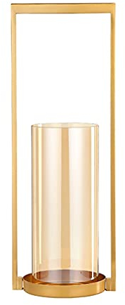 Kerzenhalterhalter Glas Kerzenständer Romantisches Kerzenlicht Abendessen Modern Minimalist Wohnzimmer Esstisch Kreative Dekoration Ornamente Kandelaber (Size : Small)