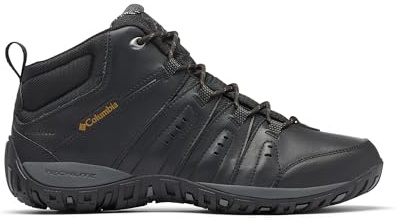 Columbia mäns Woodburn 2 Chukka Wp Omni-heat trekking och vandringsskor med låg stigning, Svart gullris 2024, 44.5 EU