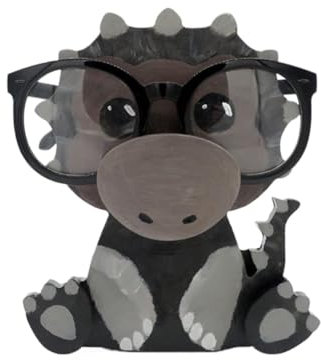 Tierform Holz Brillenhalter Kreative Tier Gläser Rack Ornament Nette 3D Tier Holz Schnitzereien Sonnenbrille Display-ständer Regal Brillen Halter Wohnkultur (Color : A)