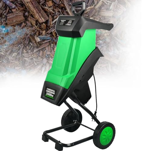 SACLMD Elektrischer Gartenbremder,multifunktionales Blatt-und AST-Shredder,elektrischer Schnurstreicher/Shredder,mit Sammelbeutel