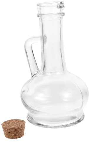 Alipis Oil Dispenser Glass Kitchen Seasoning Bottle for Olive Oil Vinegar Soy Sauce Condiment Bottle Leak