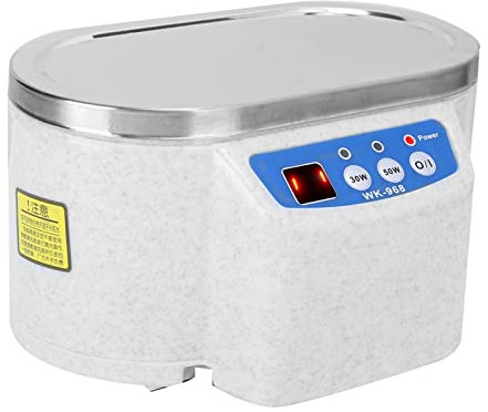 Pulitore Ad Ultrasuoni, Pulitore Ad Ultrasuoni per Gioielli Dispositivo di Pulizia Ad Ultrasuoni Portatile da 40 KHz per Occhiali, Gioielli, Orologi, Protesi Dentarie
