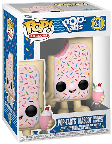 Funko Pop! AD Icons: Kelloggs - Pop!tarts - Strawberry Milkshake - Kellogg's - Collectable Vinyl Figure - Gift Idea - Official Merchandise - Toys for Kids & Adults - Ad Icons Fans