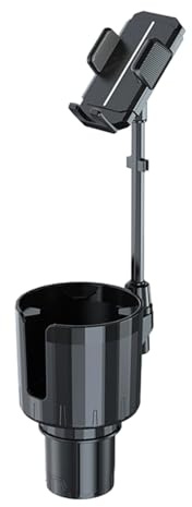 usefulbeauty Portabicchiere estensibile per auto, estensore portabicchieri per auto, adattatore porta bicchieri per supporto telefonico, supporto per telefono portatile regolabile, supporto
