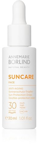 ANNEMARIE BÖRLIND SUNCARE FACE Anti-Aging Sun Protection Drops LSF30 30 ml | Hoher Sonnenschutz, Effektive Anti-Aging-Wirkung, Fördert Zellerneuerung, Verfeinert Hautbild, Leichte Textur, Schutz vor UV