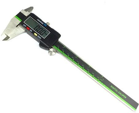 Micrómetro Digital, Calibrador Digital De Acero Inoxidable De 0 A 150 Mm, Calibrador Electrónico Vernier De 6 Pulgadas, Micrómetro.