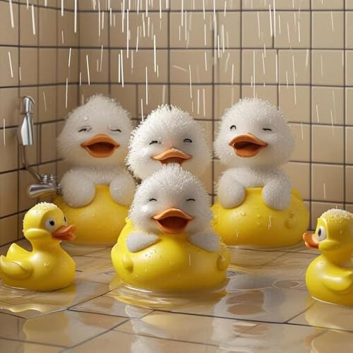 Malen Nach Zahlen Erwachsene Süße Ente, DIY Kreativ Set Erwachsene, 100x100cm Malen Nach Zahlen Kinder und Anfänger,mit Pinseln und Acrylfarben Handgemalt Ölgemälde Leinwand, Gift für Home Decor D-924