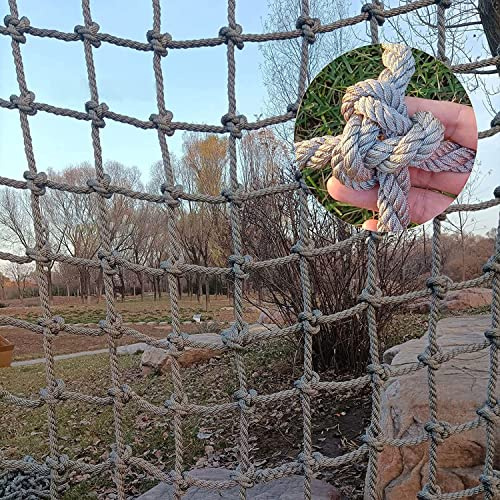 KDSD8FFF Kletternetz Für Kinder, Strickleiter, Spielplatz, Schaukel, Baumhaus, Klettergerüste, Großes Militär-Kletter-Frachtnetz,100x150cm