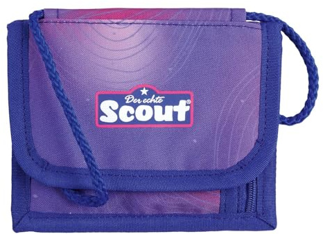 Undercover Scout Brustbeutel, Blau mit Reißverschluss, Transparent-Fach, Namensfeld und Schlüsselring, 13,5x11x1 cm, Summer Kollektion