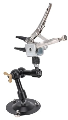 SALALIS Pince à Souder à Bras articulé Flexible, Pince Efficace et Stable pour L'entretien de la Soudure électronique pour Table D'opération en Métal