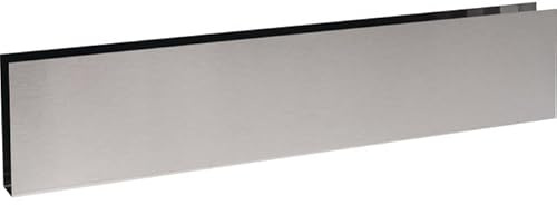 Plinthe de bas de porte en U Inox satiné | Plinthe de bas de porte en U inox satiné