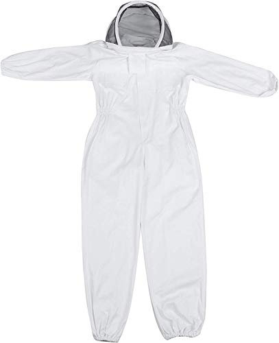 Imker Anzug Imkeranzug Imkerjacke Baumwolle mit Handschuhe und Hut, Belüftet Imker Anzug Set (Imkerjacke + Imkeranzug Hose + Hut) für Herren und Damen