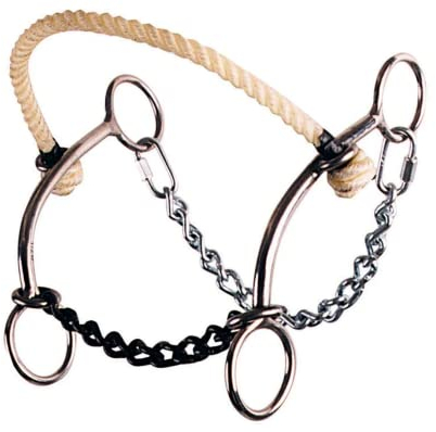 Tack Shack of Ocala - Reinsman Circle Y Johnson Hackamore Bit, Hackamore Bit, Bits für Pferde, Bit