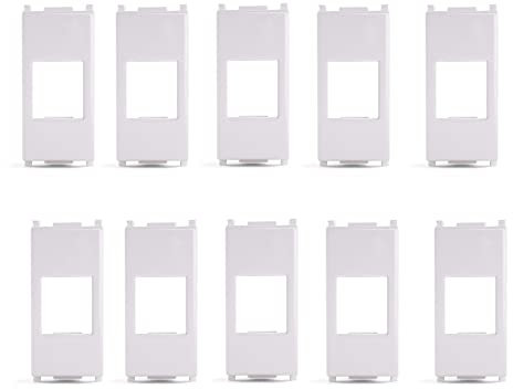 oniroview Adattatore Inserto Keystone per Frutto RJ45 Compatibile Vima Plana Bianco (10)