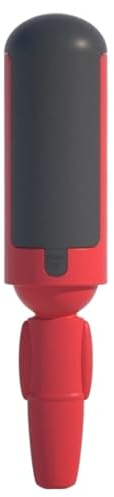 myziji Tierhaarentferner for Kleidung, Elektrostatische Mehrzweckbürste, Katzen- Und Hundehaaraufkleber, Rolleraufkleber, Selbstreinigender Fusselhaarentferner (Color : Red)