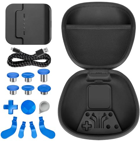 Component Pack for Xbox Elite Wireless Controller Series 2 ,Includes 1 Carrying Case 1 Controller power cord 1 Dock, 4 Paddles, 2 DPads,6 Thumbsticks,1Tool, for Xbox One Elite Series 2