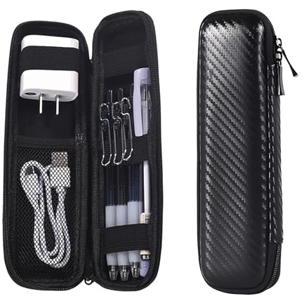 MytaYt 2 Stück Federmäppche Schwarz Stift Etui Eva Stift Etui mit Reißverschluss Mäppchen Wasserdicht Federmäppchen Bleistift Tasche für Datenkabel Lippenstift