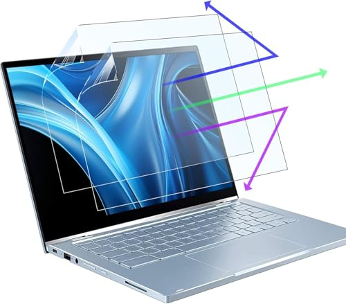 [2 Unités] 14 Pouces Anti Lumière Bleue Protection Ecran pour Ordinateur Portable Aspect 16:9, Protege Ecran Compatible avec HP/Dell/Acer/Lenovo/Thinkpad/ASUS, Laptop Anti Rayures Ecran Protecteur 14