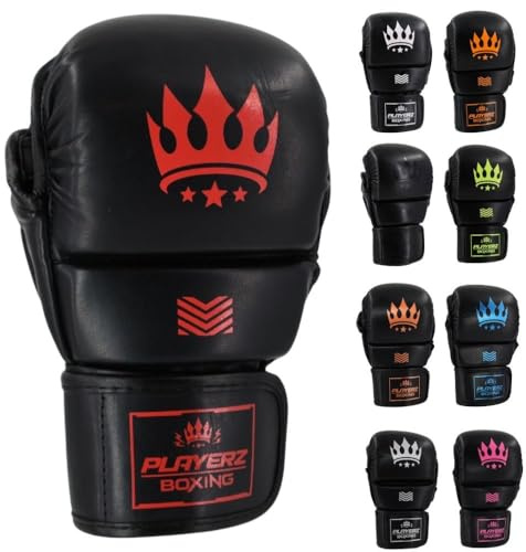 Playerz Element Adult MMA Sparring Gloves - Full Protection, Comfort, and Performance for Grappling, Striking, and Sparring, Durable Lightweight Gloves for Men and Women