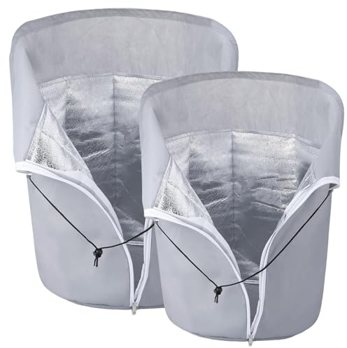 Topfschutz Pflanzen Winter, 2pc Thermo Topfschutz Pflanzen Winter, Winterschutz Für Kübelpflanzen, Kälte Topfschutz Frostschutz Pflanzen, Winter Pflanzenschutz Für Draußen, Palmenschutz Für Den Winter