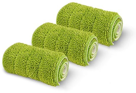 Healeved 360grado Fregona Manos Libres Trapeador De Microfibra Giratorio De Grados para Pisos De Madera Trapeador De Limpieza para Limpieza De Pisos Húmedos o Secos con Almohadillas