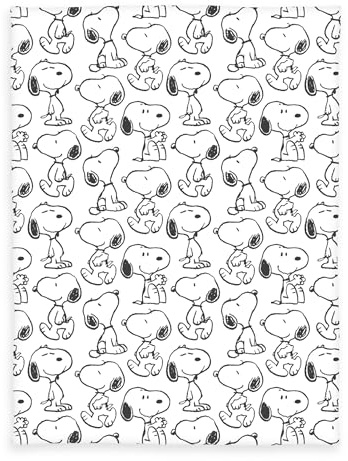 Herding Wellsoft-Decke Peanuts, 150 x 200 cm, Weiche Kuscheldecke, Polyester